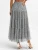 Floral Print Tulle Skirt