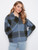 CB Plaid Zip Cardi