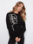 Side Flower Sweater