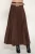 Belted Faux Suede Skirt