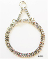 Double Row Martingale Dog Chain - 2.5mm Double Row Martingale Dog Chain - 2.5mm