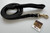 6' x 3/4" Black Bullhide Leash
 