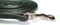 Premium Leather Show Leash - Black
