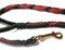 Chevron Braided Leash
1/2" Black and Red