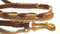 1/2" Colored Braideded Leash
Tobacco and Sand