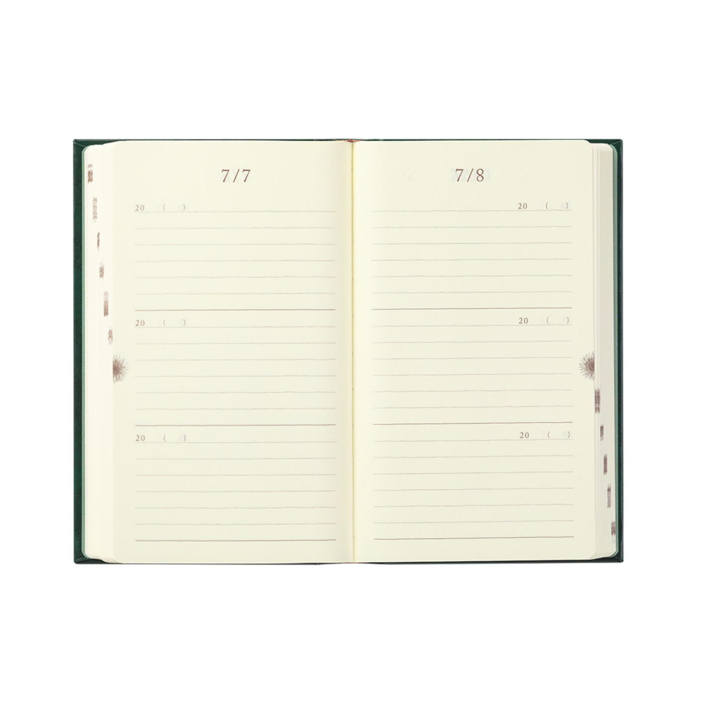 Midori 3 Year diary - recycled leather - Limited Edition