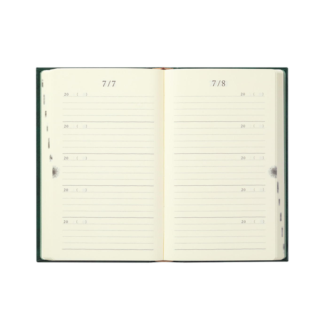 Midori 5 Year diary - recycled leather - Limited Edition