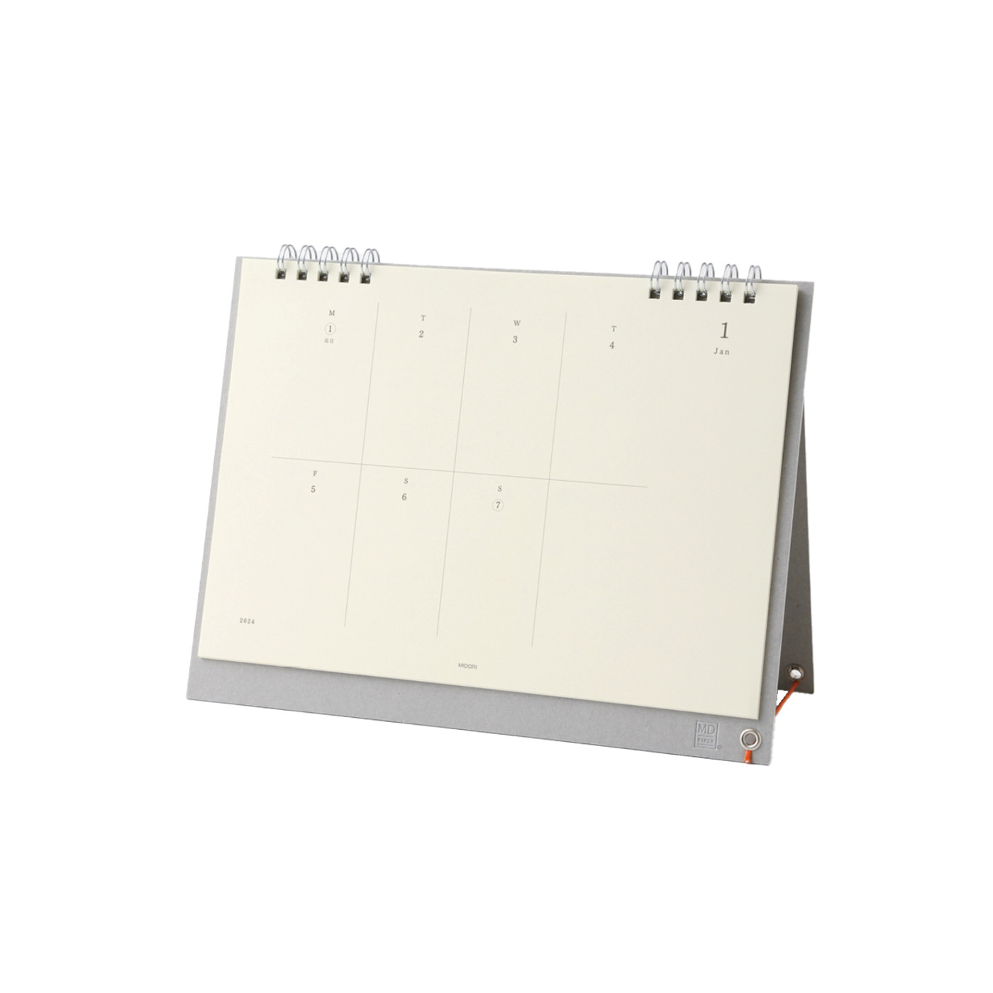 MD Paper 2024 desk calendar - weekly