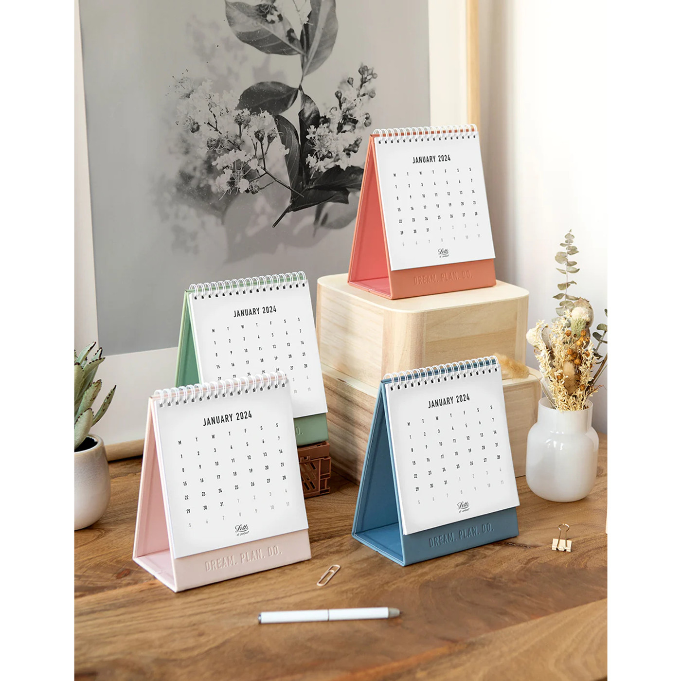 Letts of London Conscious desk calendar 2024 FitzgeraldTaylor