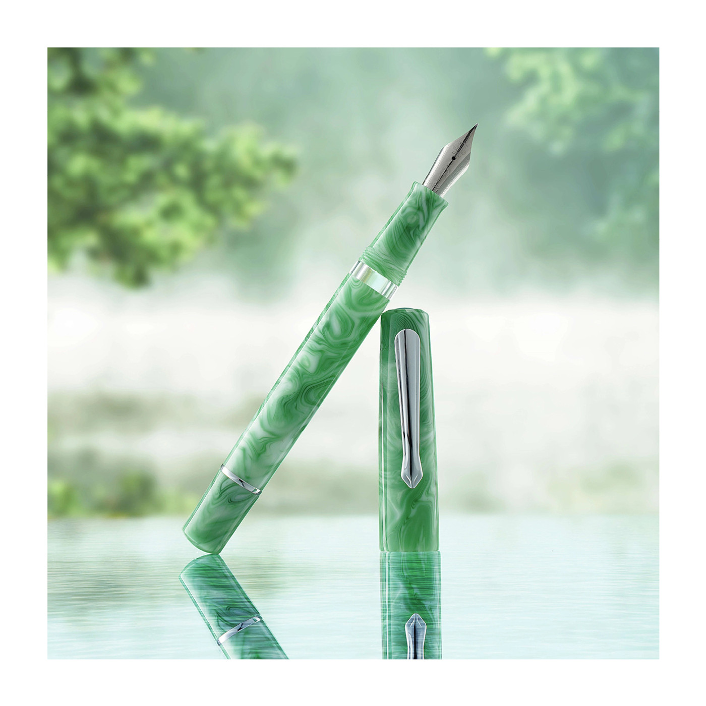 Nahvalur Schuylkill fountain pen - Betta Mint