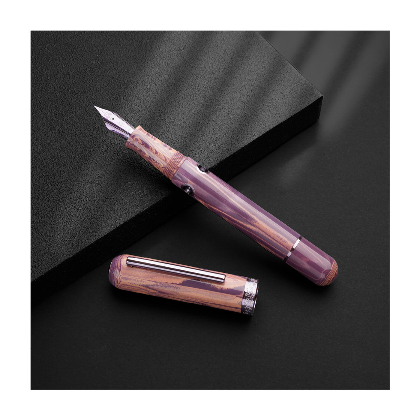 Nahvalur Nautilus fountain pen - Mousseline Lilas (limited edition)