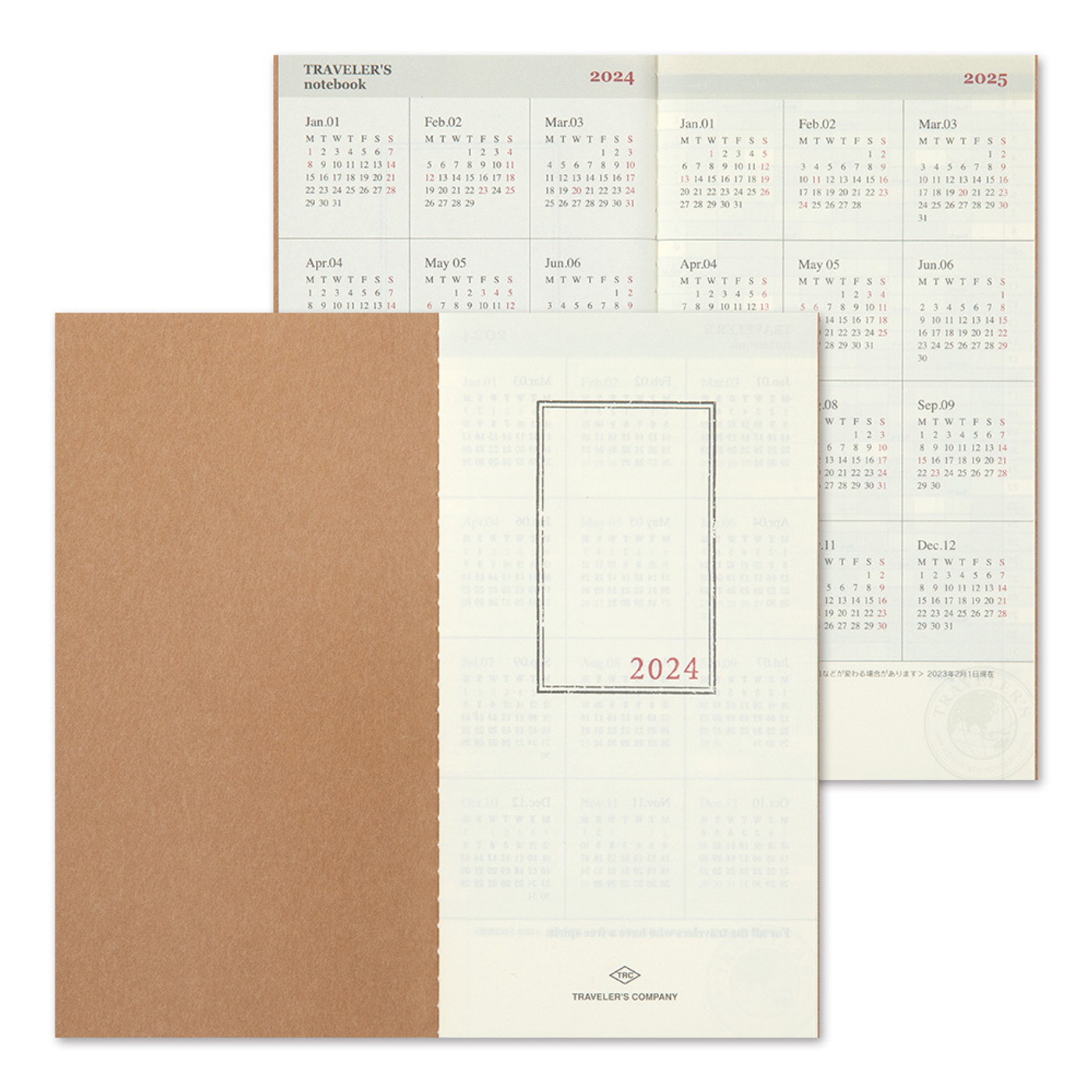 TRAVELER'S notebook 2024 monthly diary