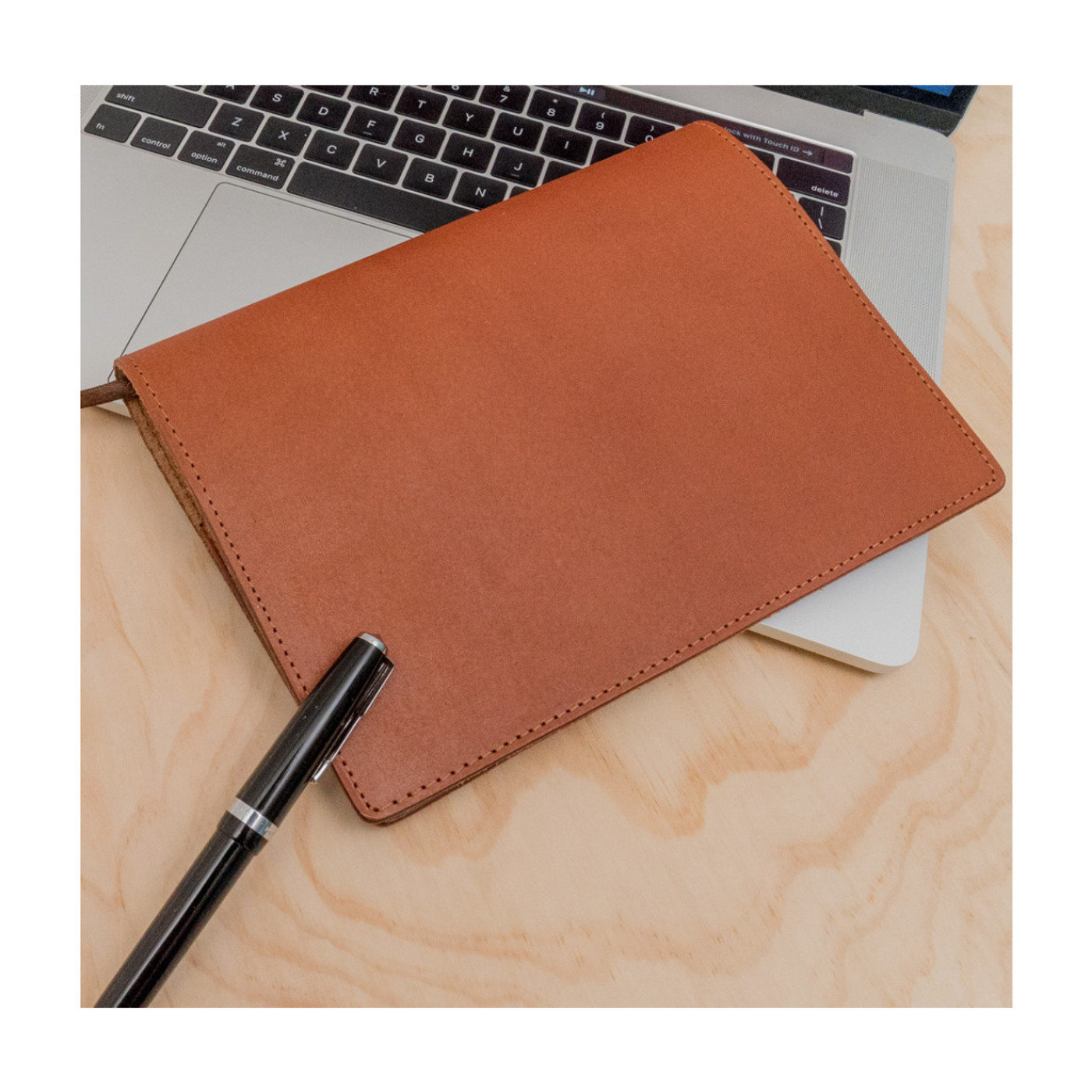 Leather notebook cover - for Apica A5