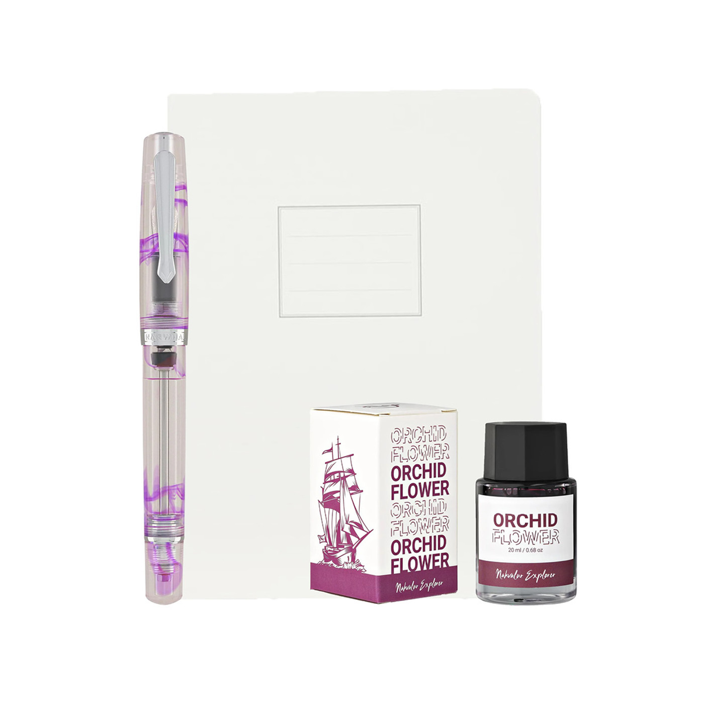 Nahvalur Original Plus fountain pen gift set - Melacara Purple
