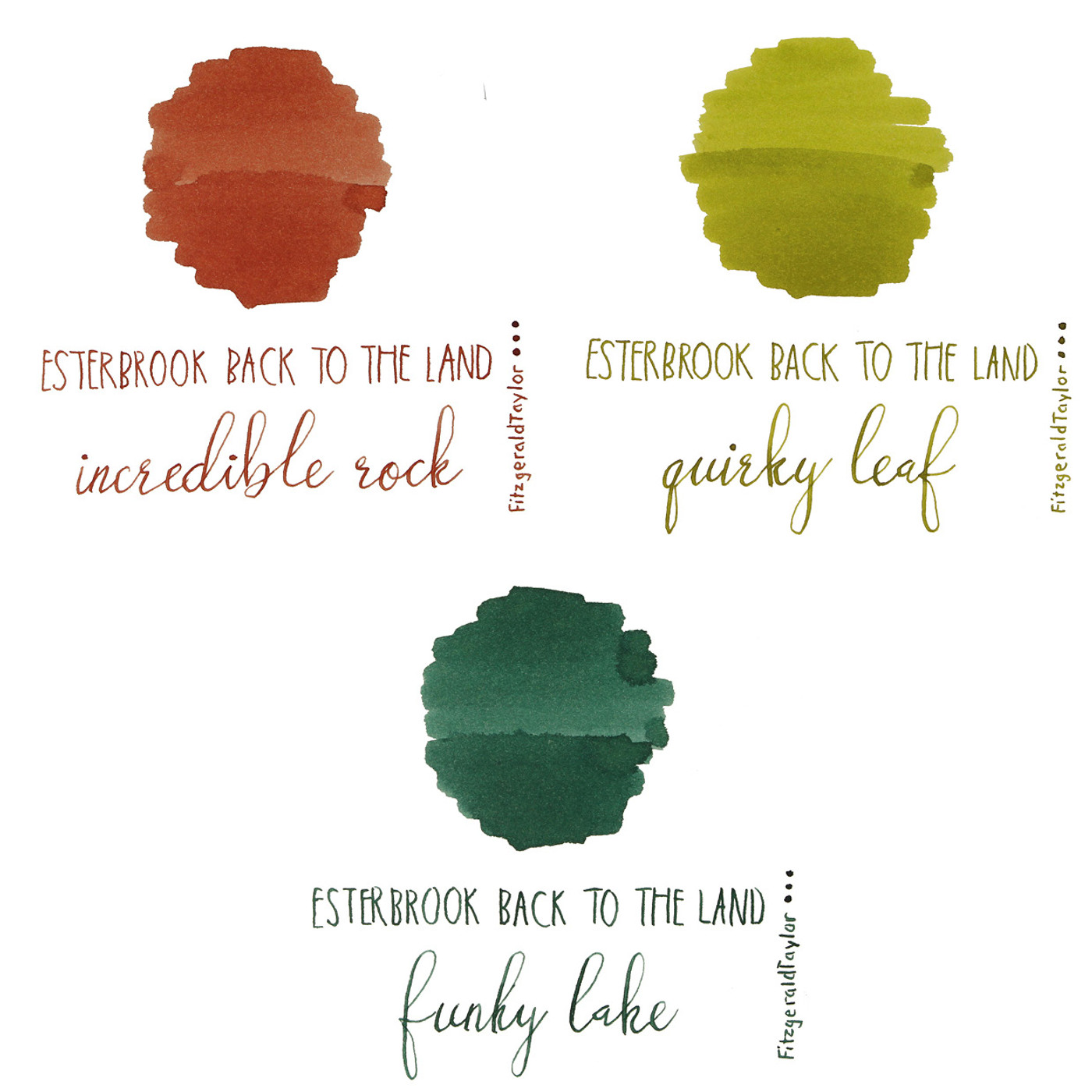 Esterbrook - Back to the Land fountain pen ink