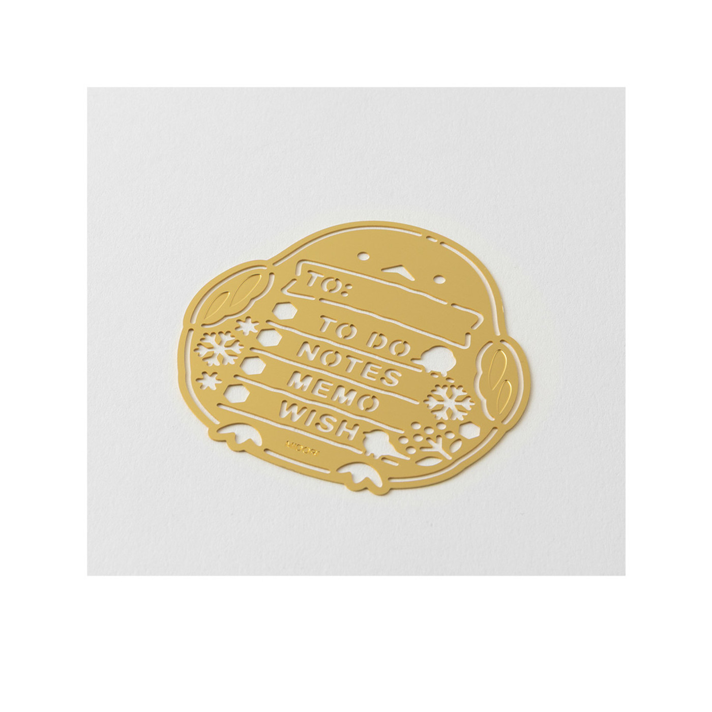 Midori Brass motif template - bird