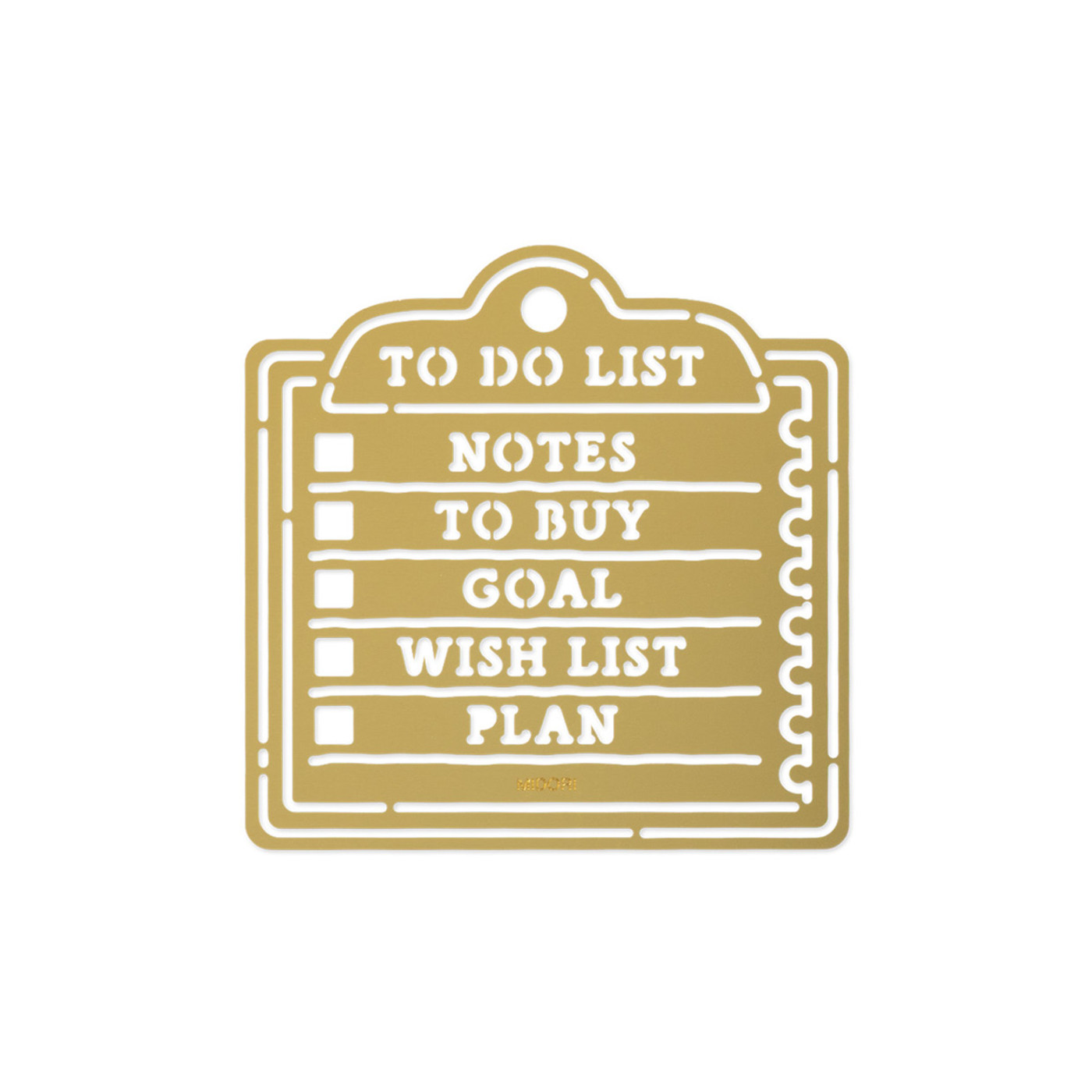 Midori Brass motif template - memo