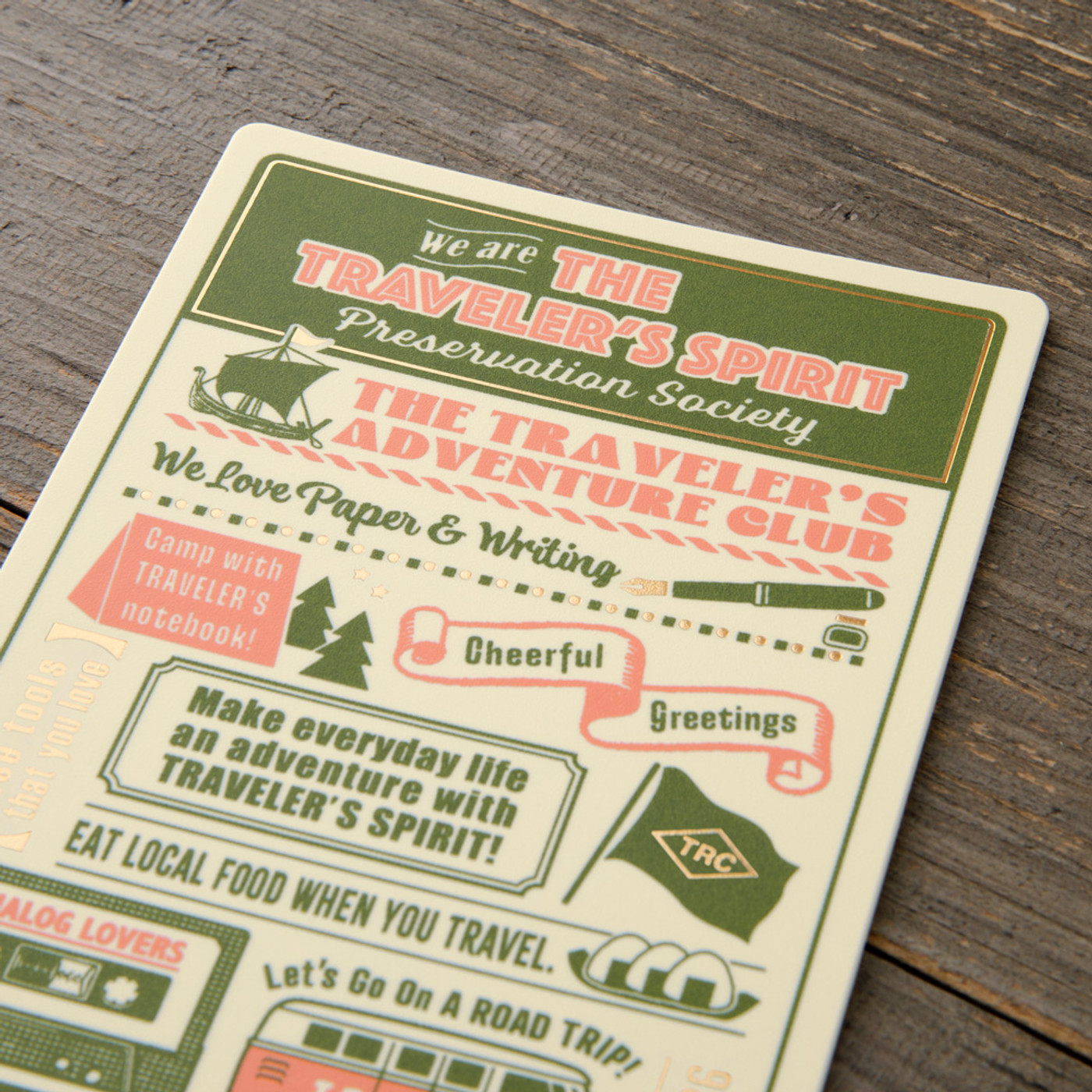 TRAVELER'S notebook - 2026 plastic sheet - passport size