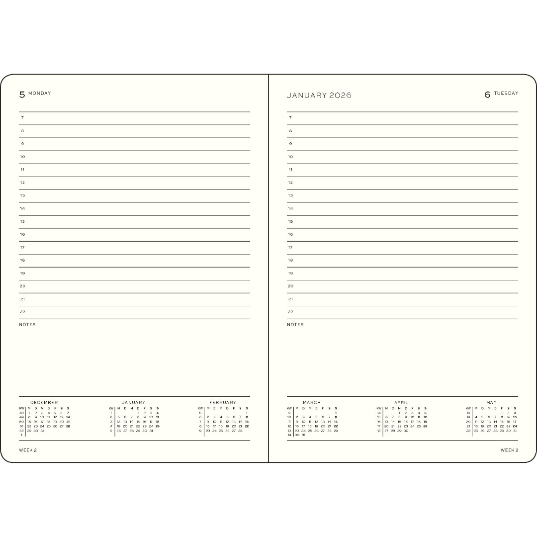 Leuchtturm1917 Daily Planner 2026 - A5