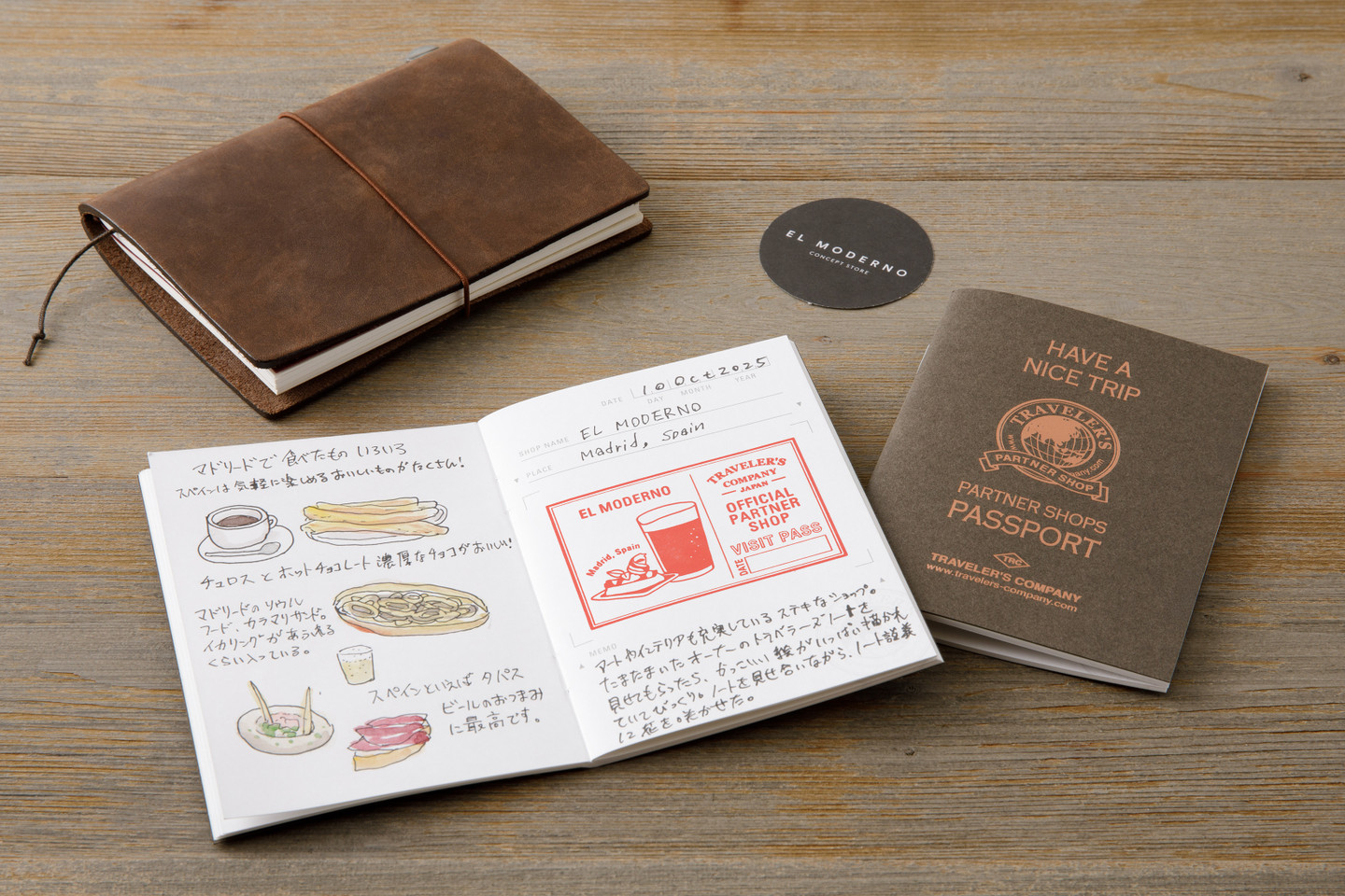 TRAVELER'S FACTORY - Partner Shops Passport notebook