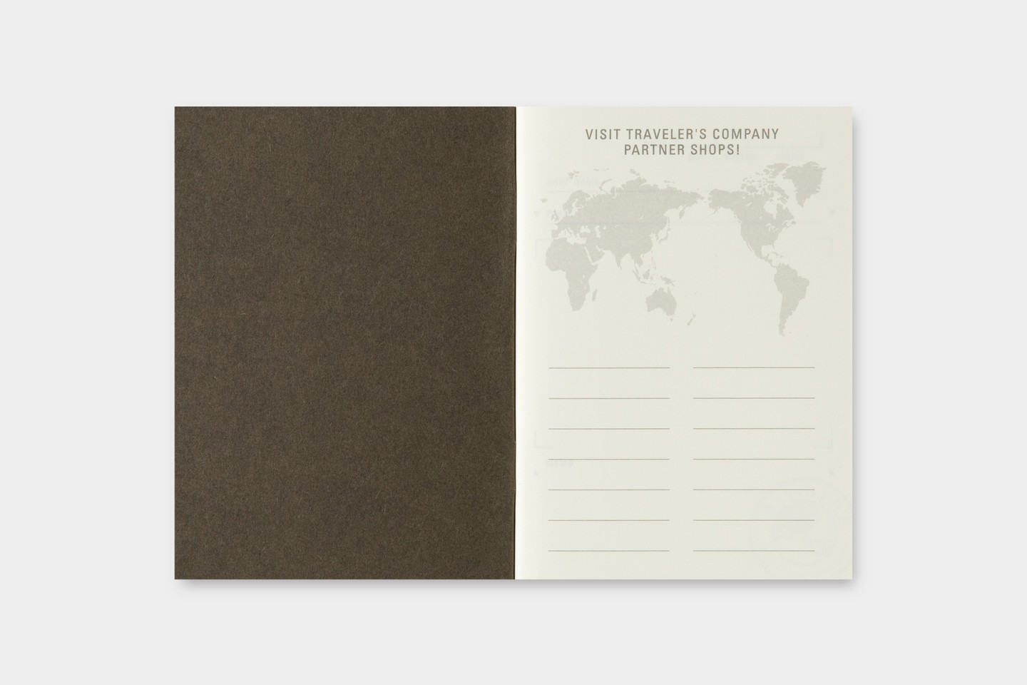 TRAVELER'S FACTORY - Partner Shops Passport notebook