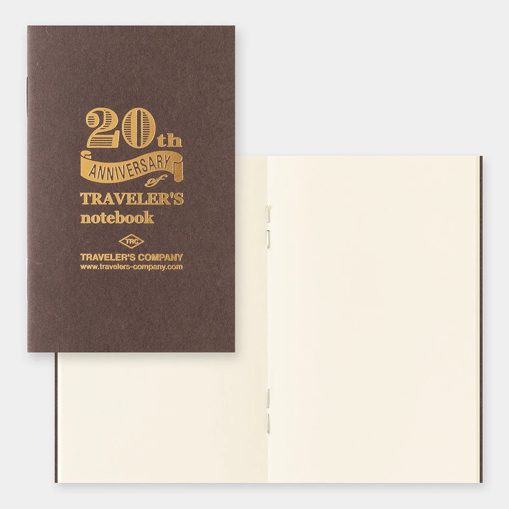TRAVELER'S notebook Card Size 20th Anniversary Set - BLACK