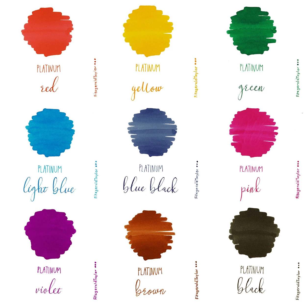 Platinum - fountain pen ink cartridges