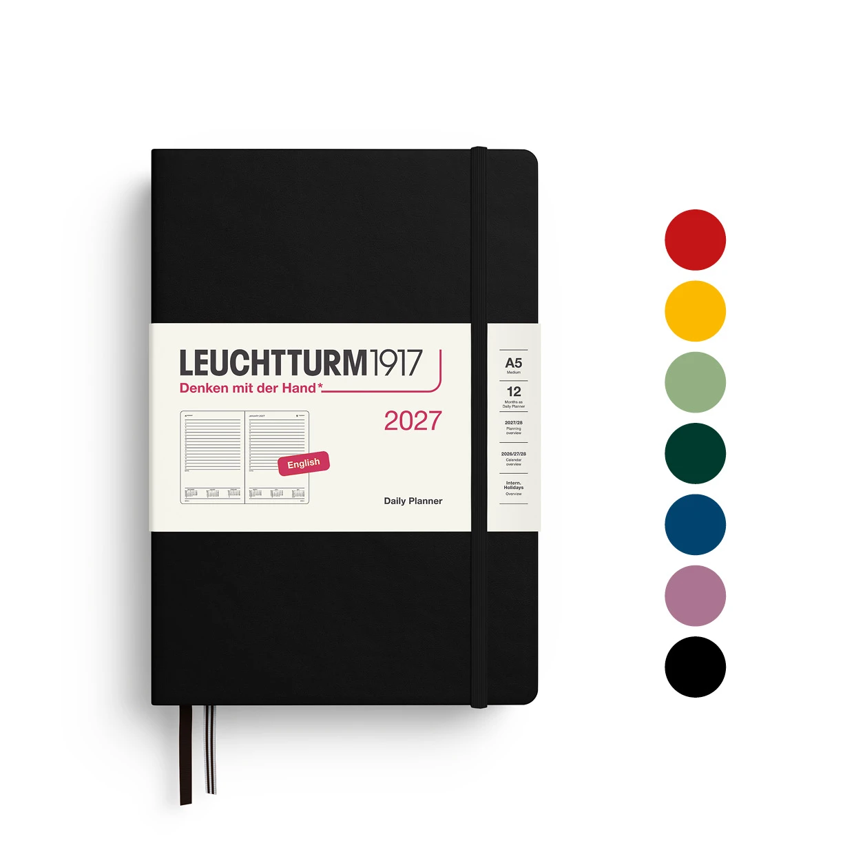 Leuchtturm1917 Daily Planner 2027 - A5