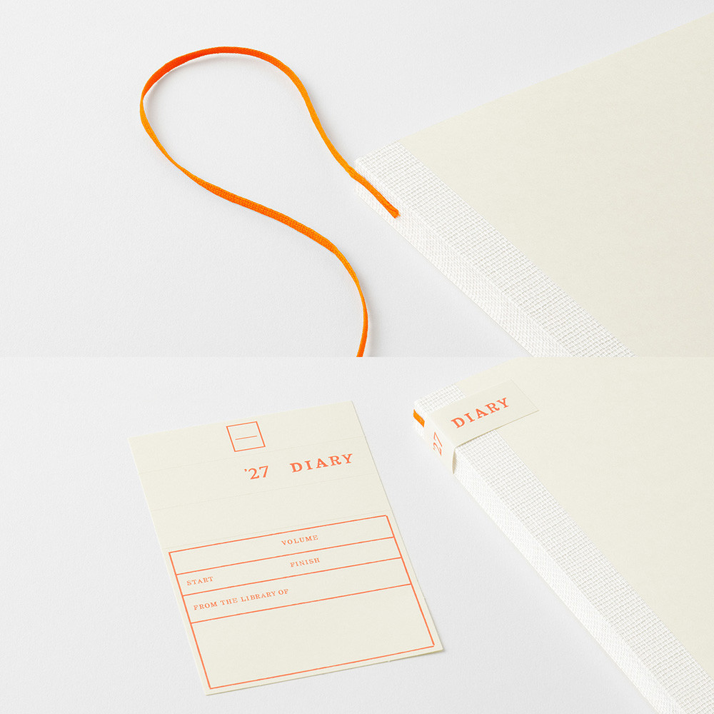 MD 2027 Notebook dairy - A5 thin - SQUARED