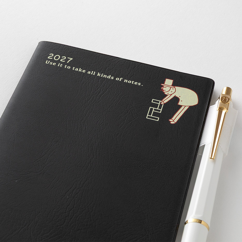 Midori Ojisan pocket diary 2027 - slim