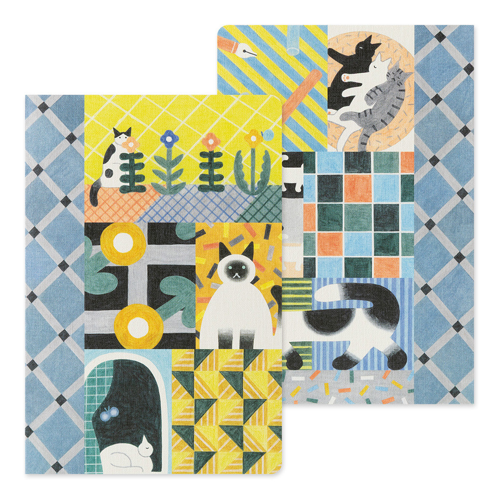 Yuru Log Notebook B6 cat design