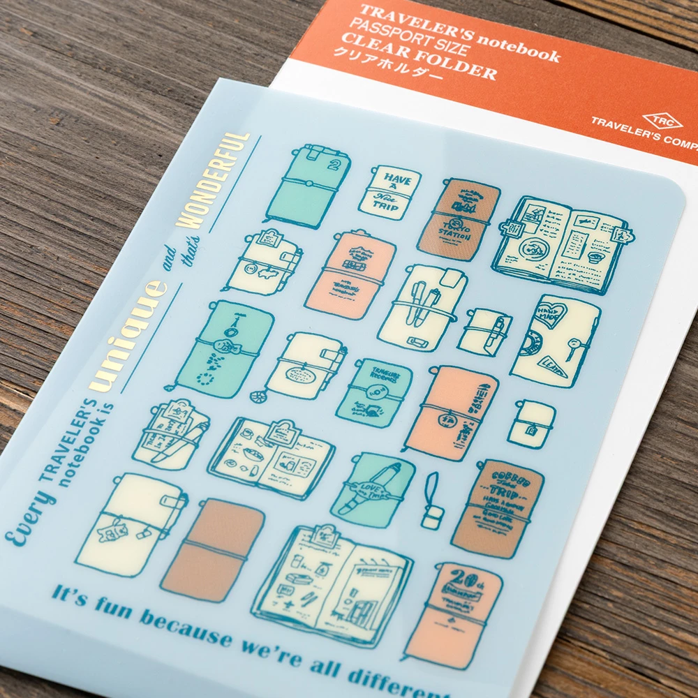 TRAVELER'S notebook clear folder 2027 - passport size