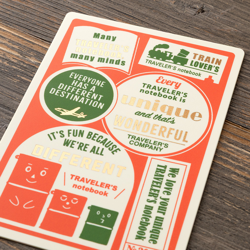 TRAVELER'S notebook - 2027 plastic sheet - passport size