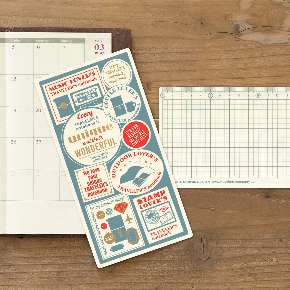 TRAVELER'S notebook - 2027 plastic sheet