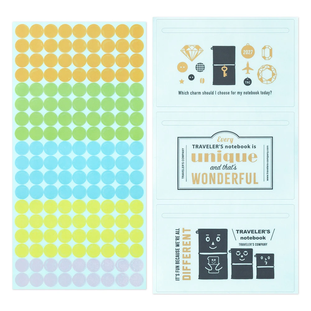 TRAVELER'S notebook Custom Sticker Set for 2027 diary