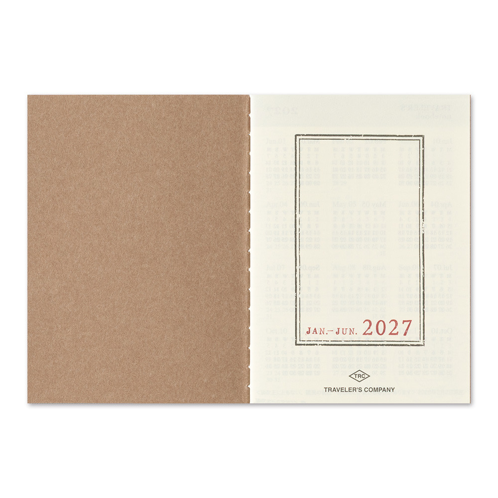 TRAVELER'S notebook 2027 weekly diary - passport size