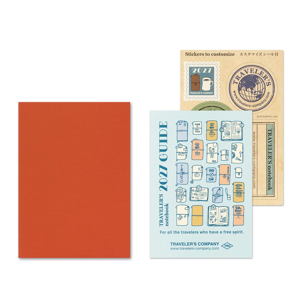 TRAVELER'S notebook 2027 monthly diary - passport size