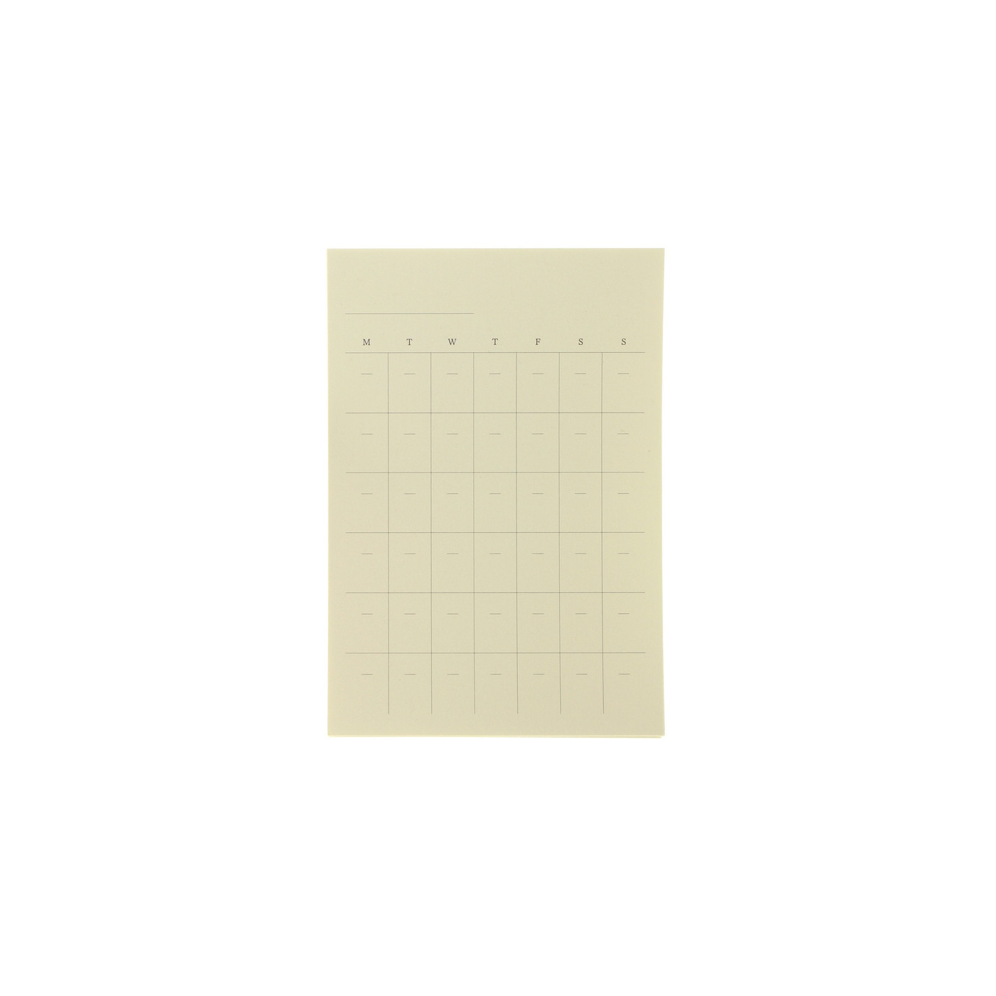 MD Paper - diary sticker - undated