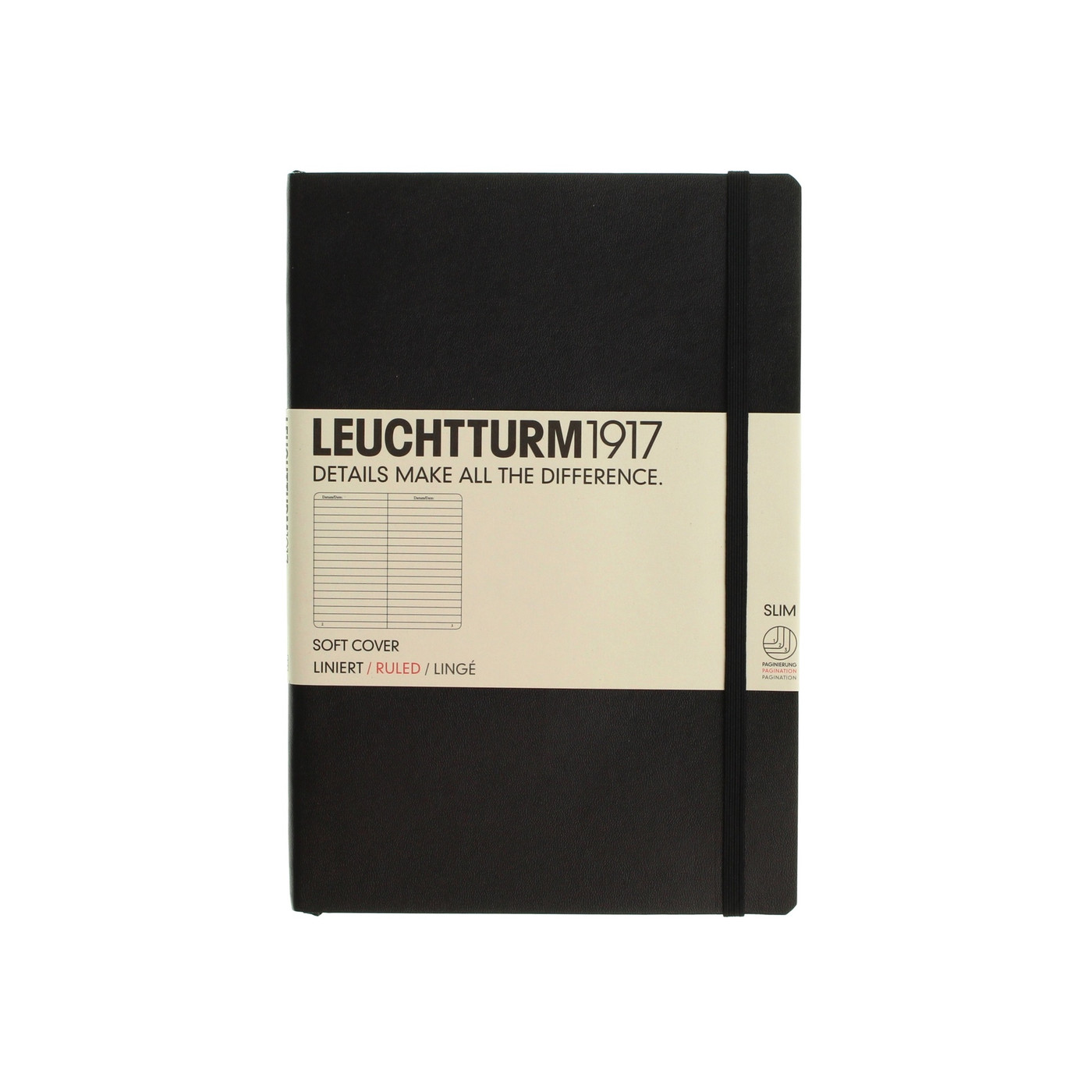Leuchtturm1917 notebook - A5 soft cover LINED