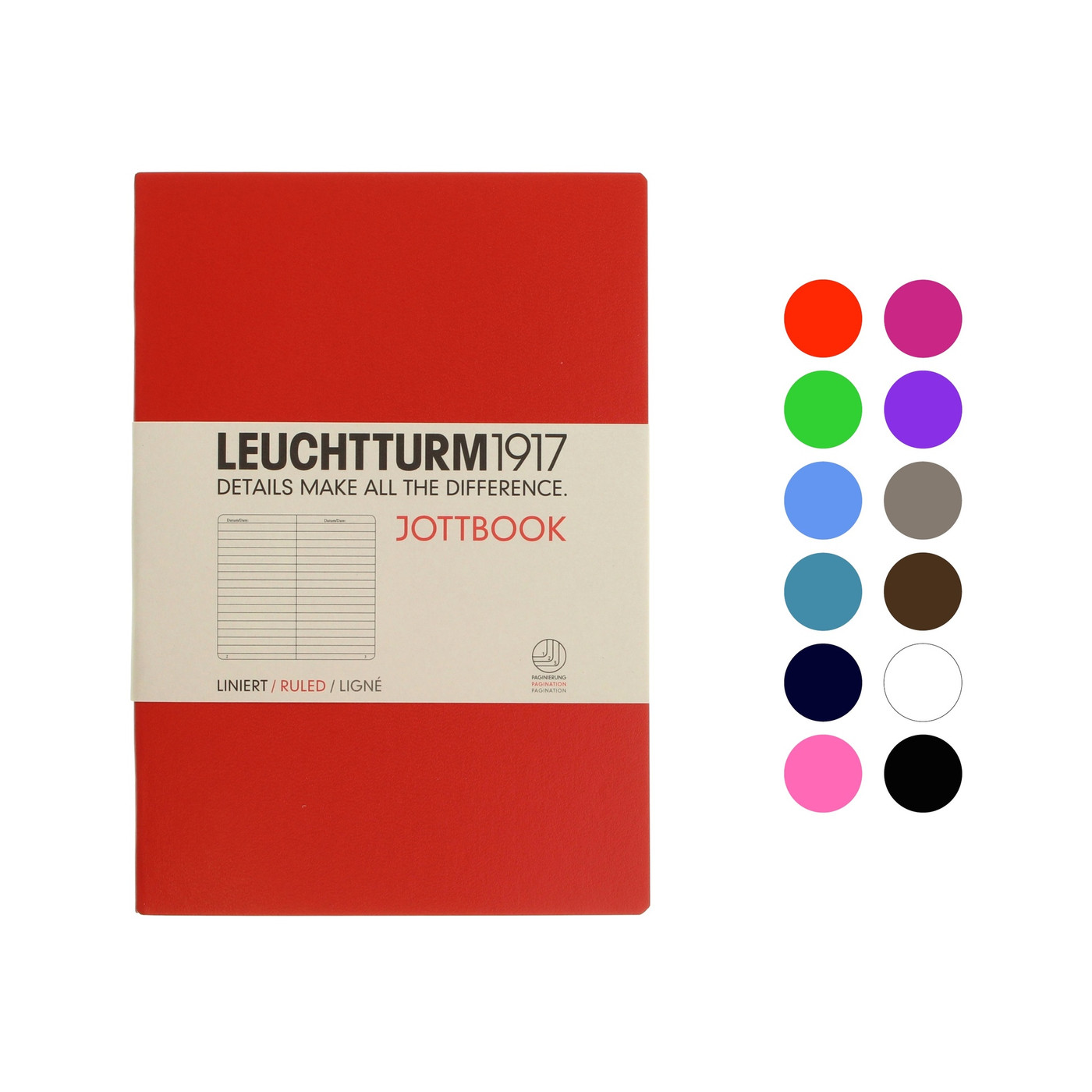 Leuchtturm1917 Jottbook - A5 Jott LINED