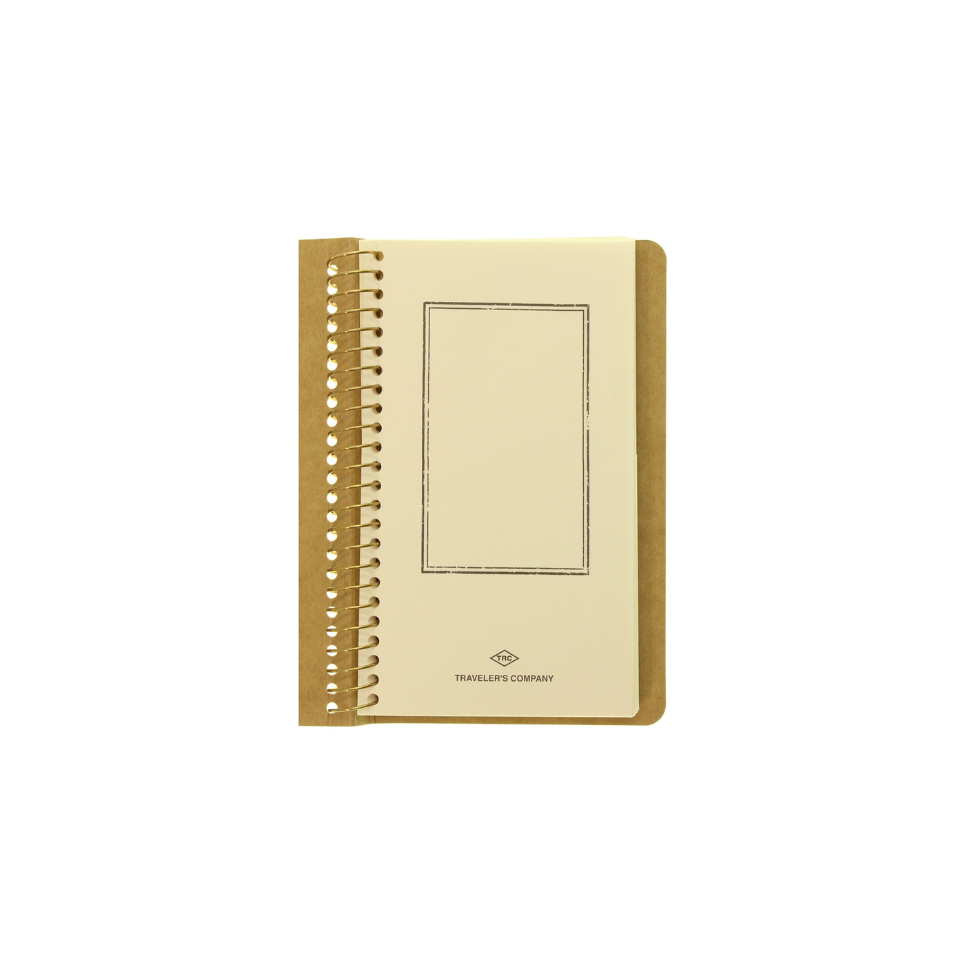 TRAVELER'S COMPANY Spiral Ring Notebook - A6 slim - paper pocket