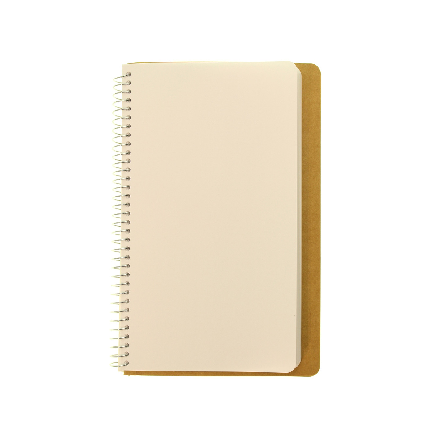 TRAVELER'S COMPANY Spiral Ring Notebook - A5 slim - blank white MD paper