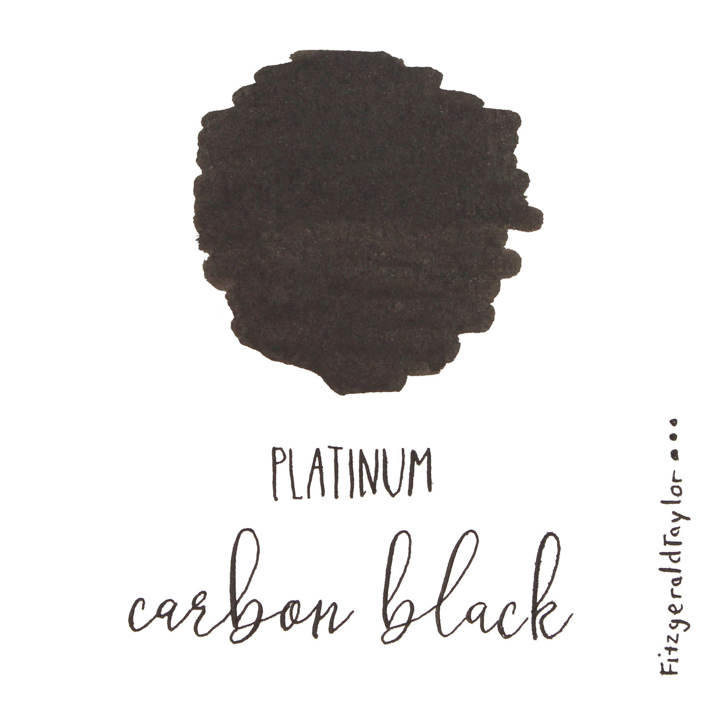 Platinum Carbon Black fountain pen ink