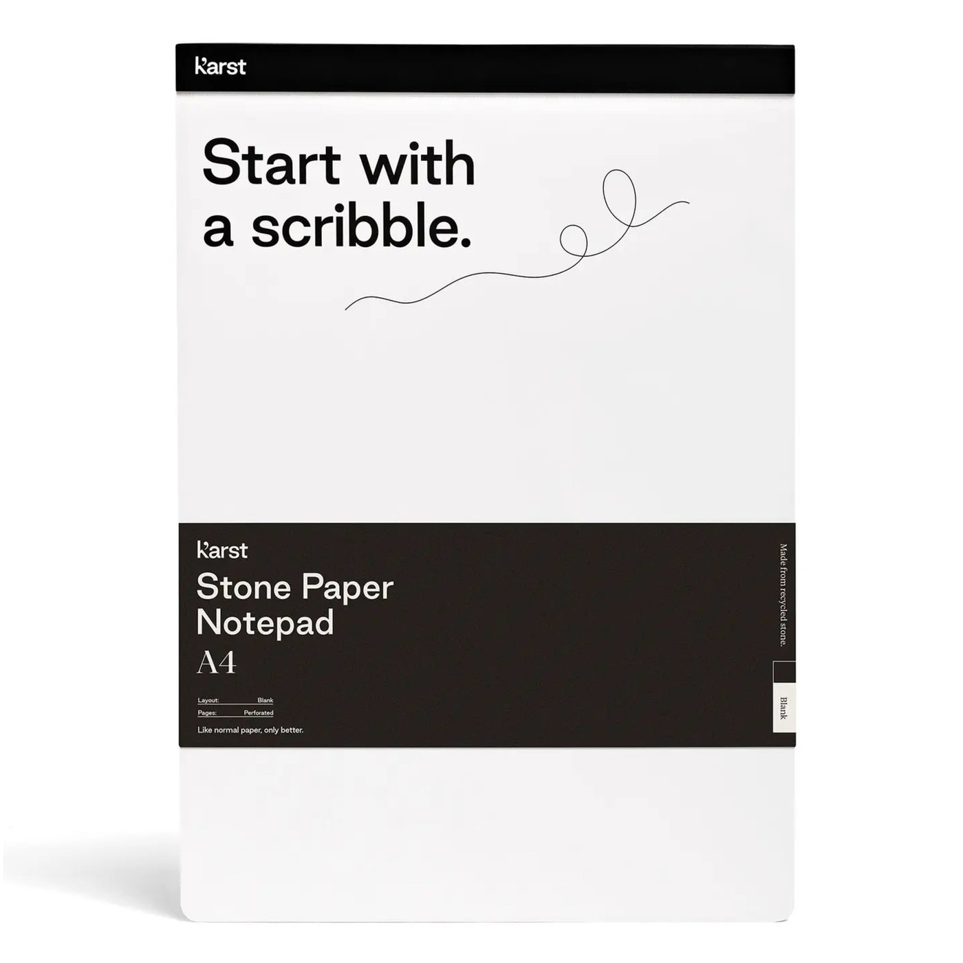 Karst stone paper notepad - A4 BLANK