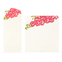 Midori Kami letter writing set - summer flowers