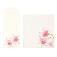 Midori Kami letter writing set - summer flowers