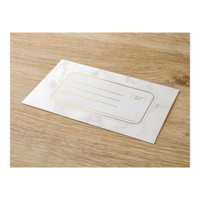 Midori letter paper & envelope set - marble