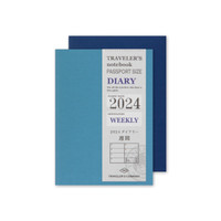 TRAVELER'S notebook 2024 weekly diary - passport size