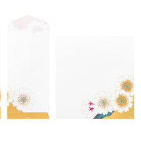 Midori Kami letter writing set - gold cherry blossoms