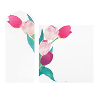 Midori Kami letter writing set - tulip